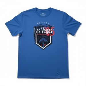 Las Vegas Nevada Mojave Desert '05 blue t-shirt  - medium